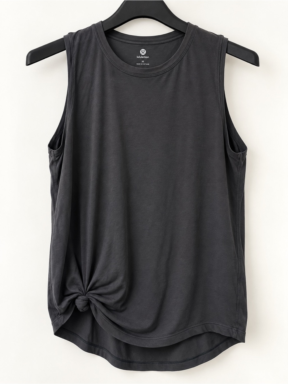 lululemon athletica Black Knot-Detail Muscle Tank Top